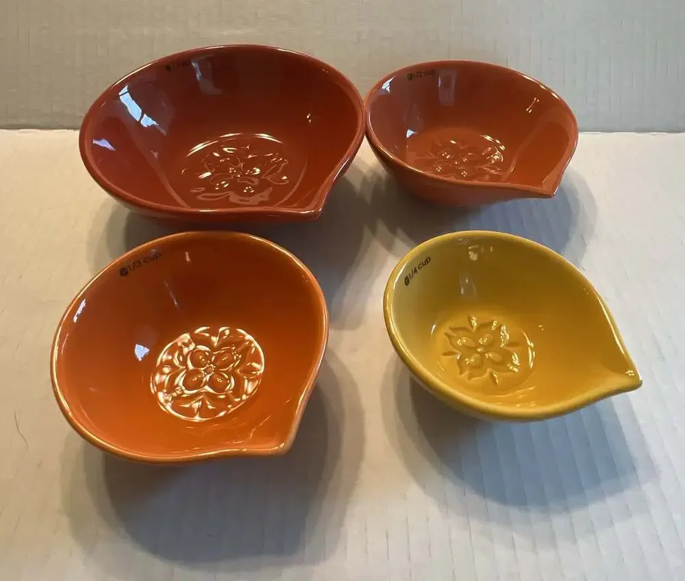 Chantal Ceramic Nesting Measuring Bowls Set 4-Piece